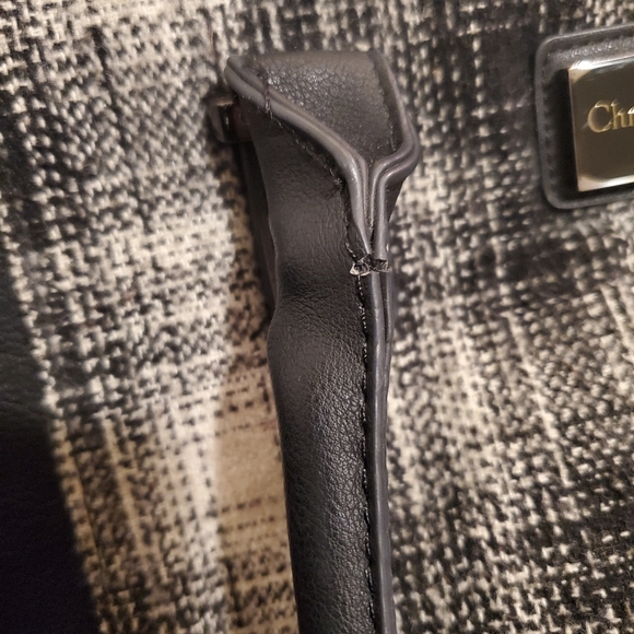 Christian Lacroix Leather Tweed Zipped Tote - Picture 5 of 7